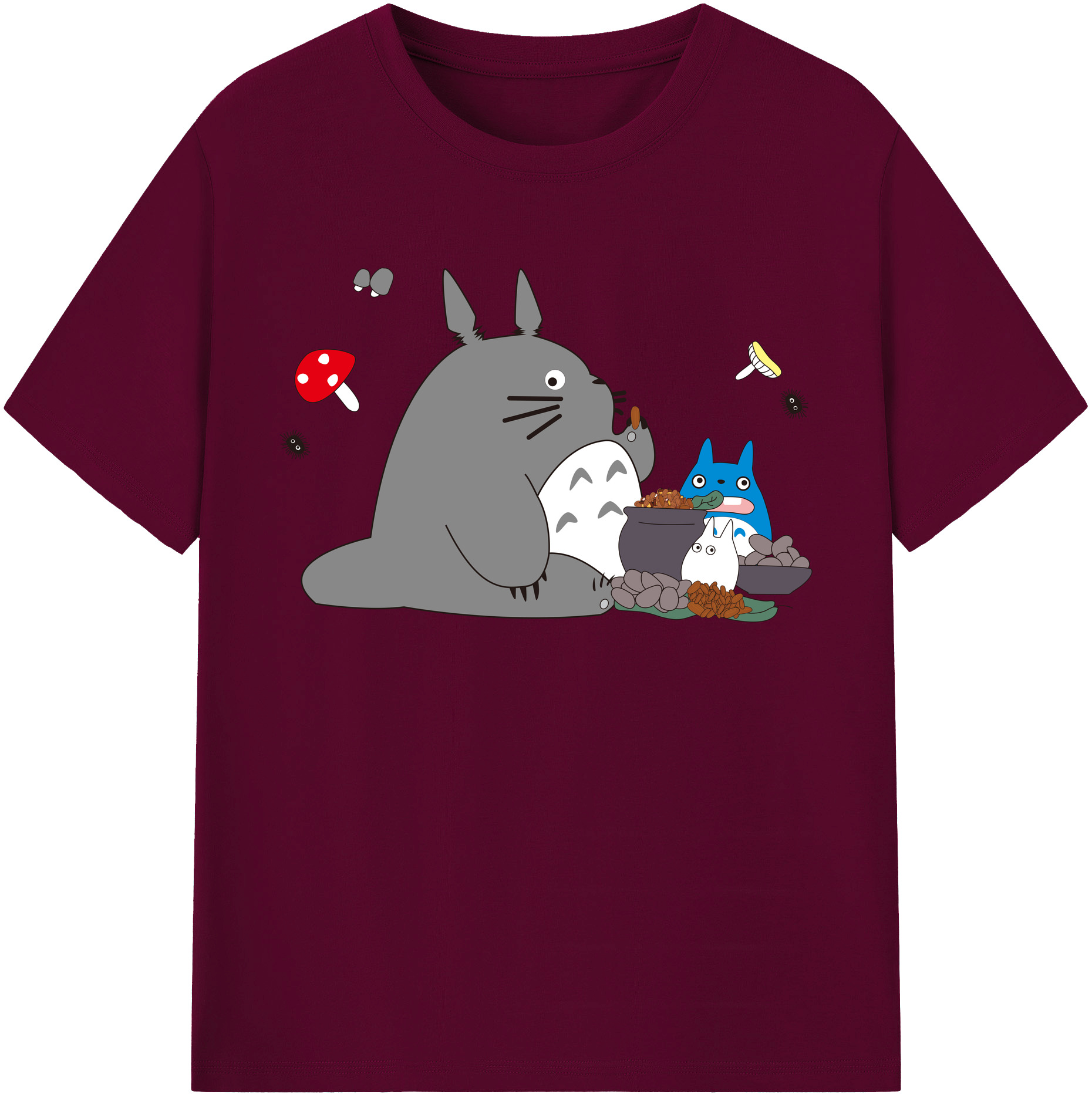 （画像用） となりのトトロ 草壁メイ 草壁サツキ My Neighbor Totoro Satsuki Kusakabe Mei Kusakabe レディースカジュアルプリントTシャツ（綿100％）